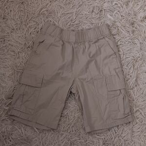 The Childrens Place Shorts Boys Size 10 Beige Pull On Cargo Elastic Adjustable